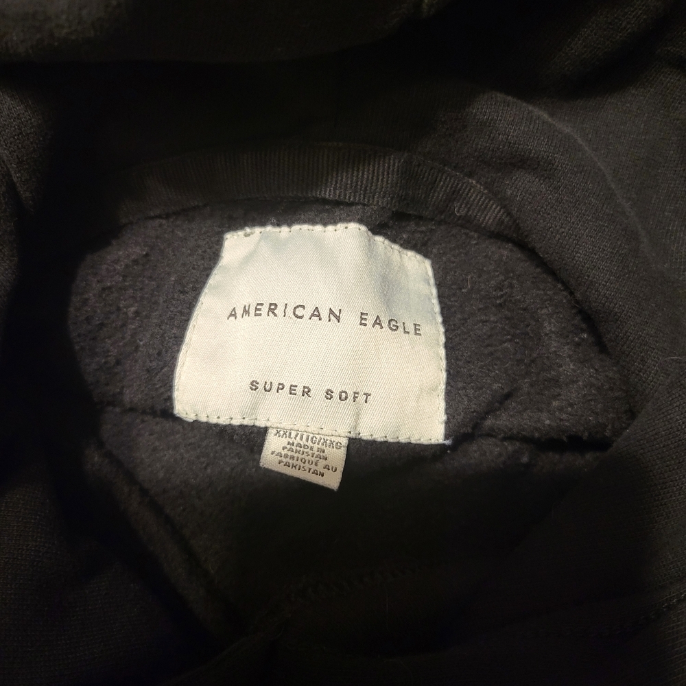 American Eagle Outfitters Black Graphic Hoodie - Picture 7 of 7